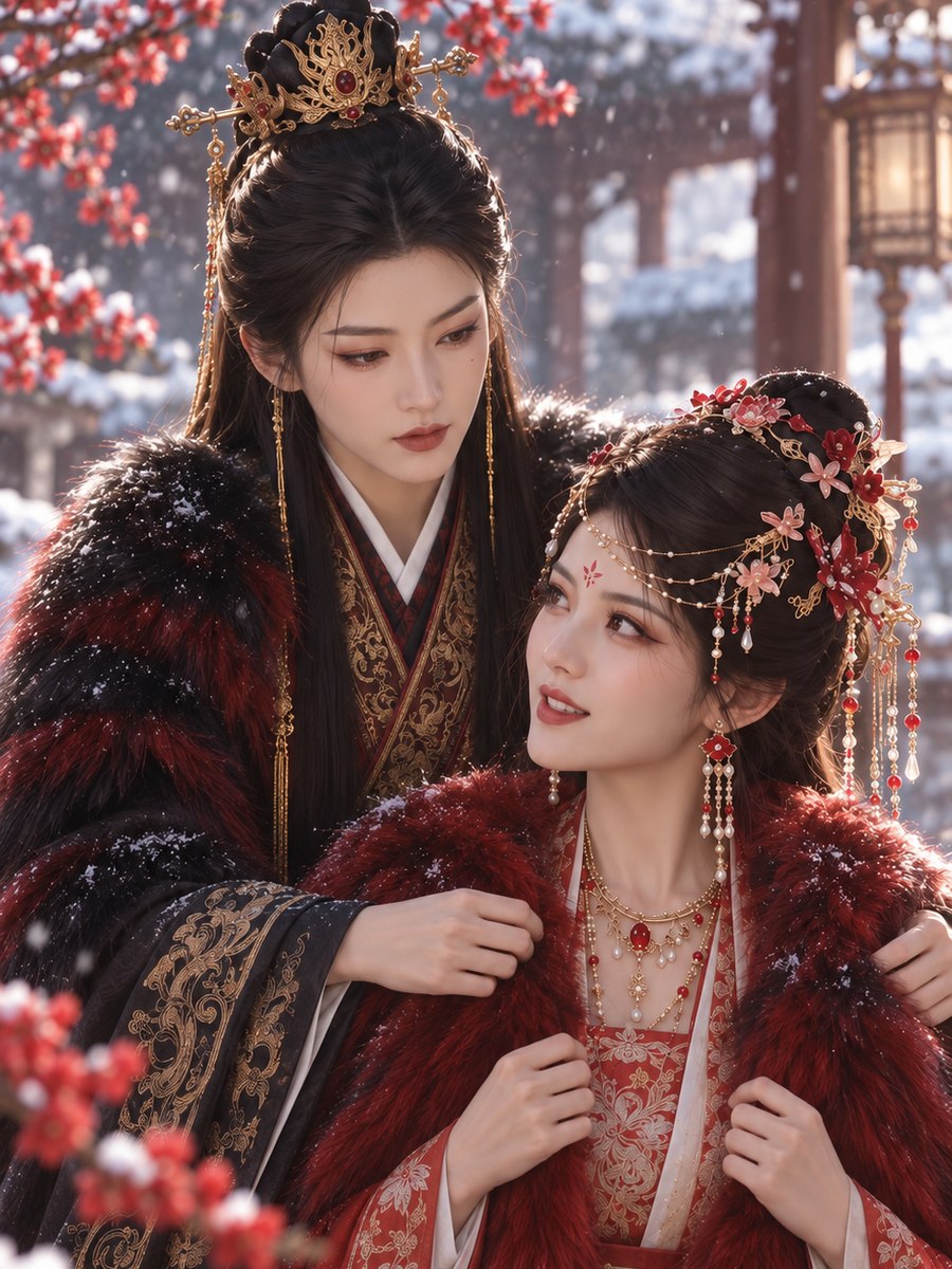 帝阙春深 · 雪中护你